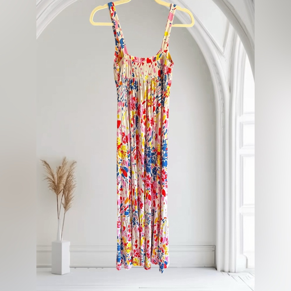 COSABELLA Floral Maxi Dress Built in Bra Lounge Sleep‎ S - Picture 4 of 11